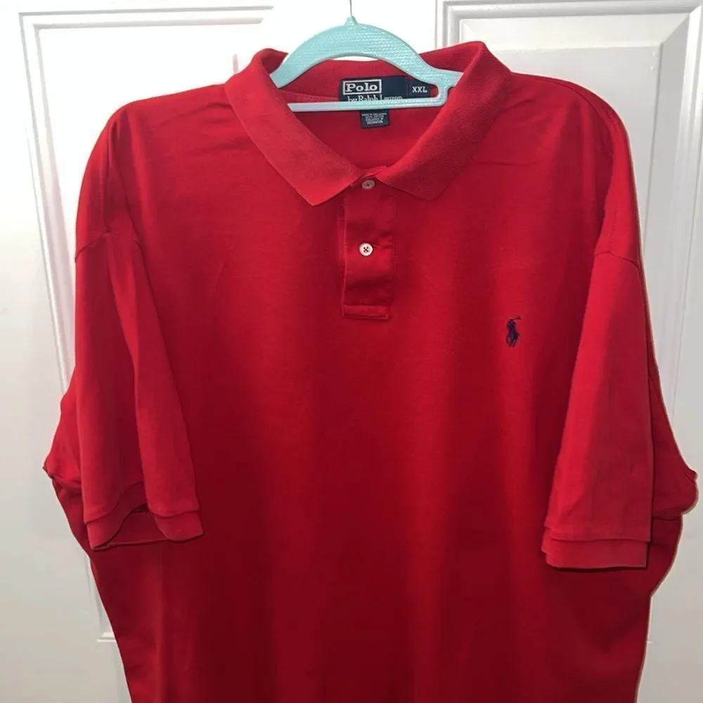 Polo Ralph Lauren shirt red blue